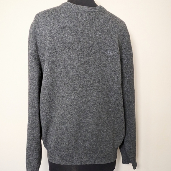 Henry Cotton's merino wool gold crew sweater Italy L - Picture 1 of 9